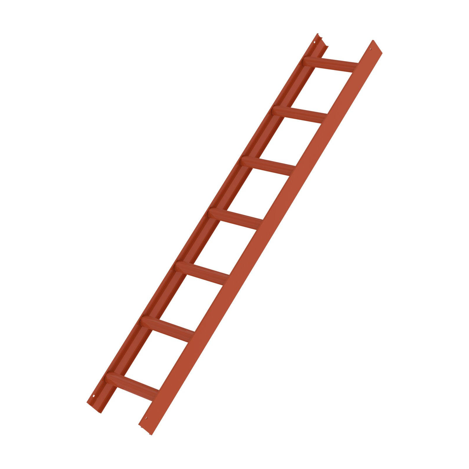 Лестница для крыши из алюминия красного цвета 1.96 м 7 ступеней Munk Guenzburger  Steigtechnik 011114