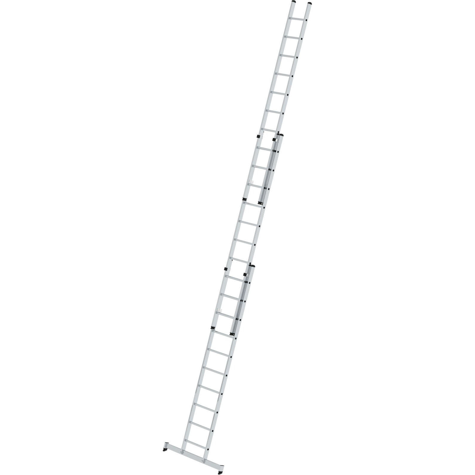 Трехсекционная алюминиевая лестница 3 x 10 со стабилизатором «nivello»® Munk 020610