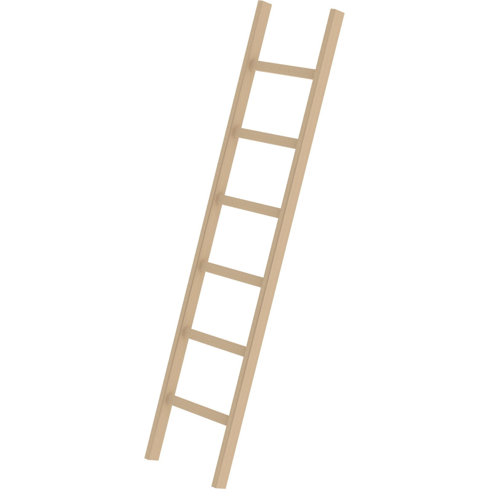 Приставная деревянная лестница 6 ступеней Munk 033106