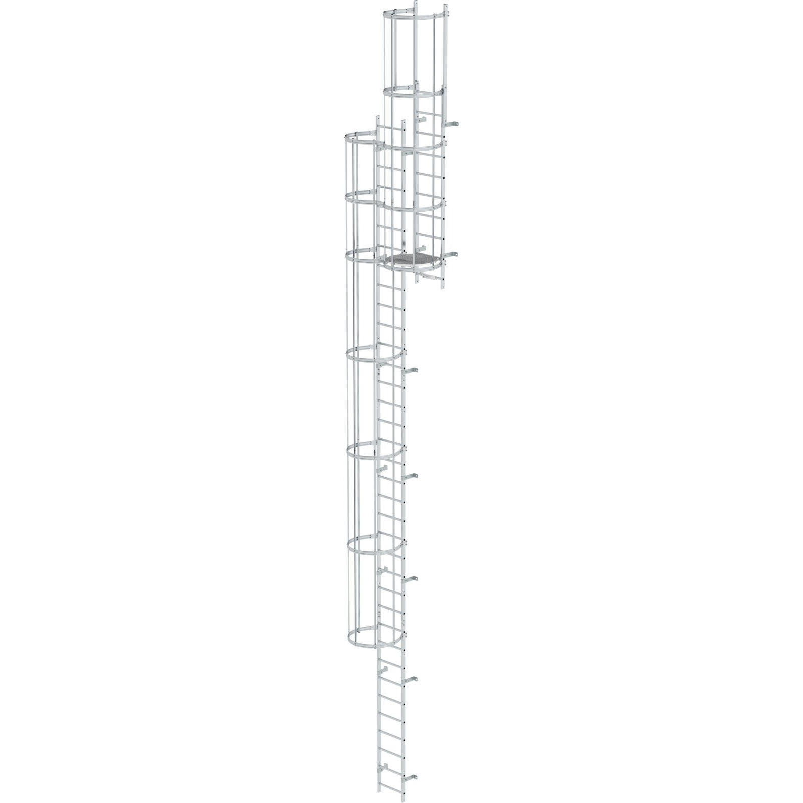 Многопролетная вертикальная лестница из пол. алюминия 11.84 м Munk 510130