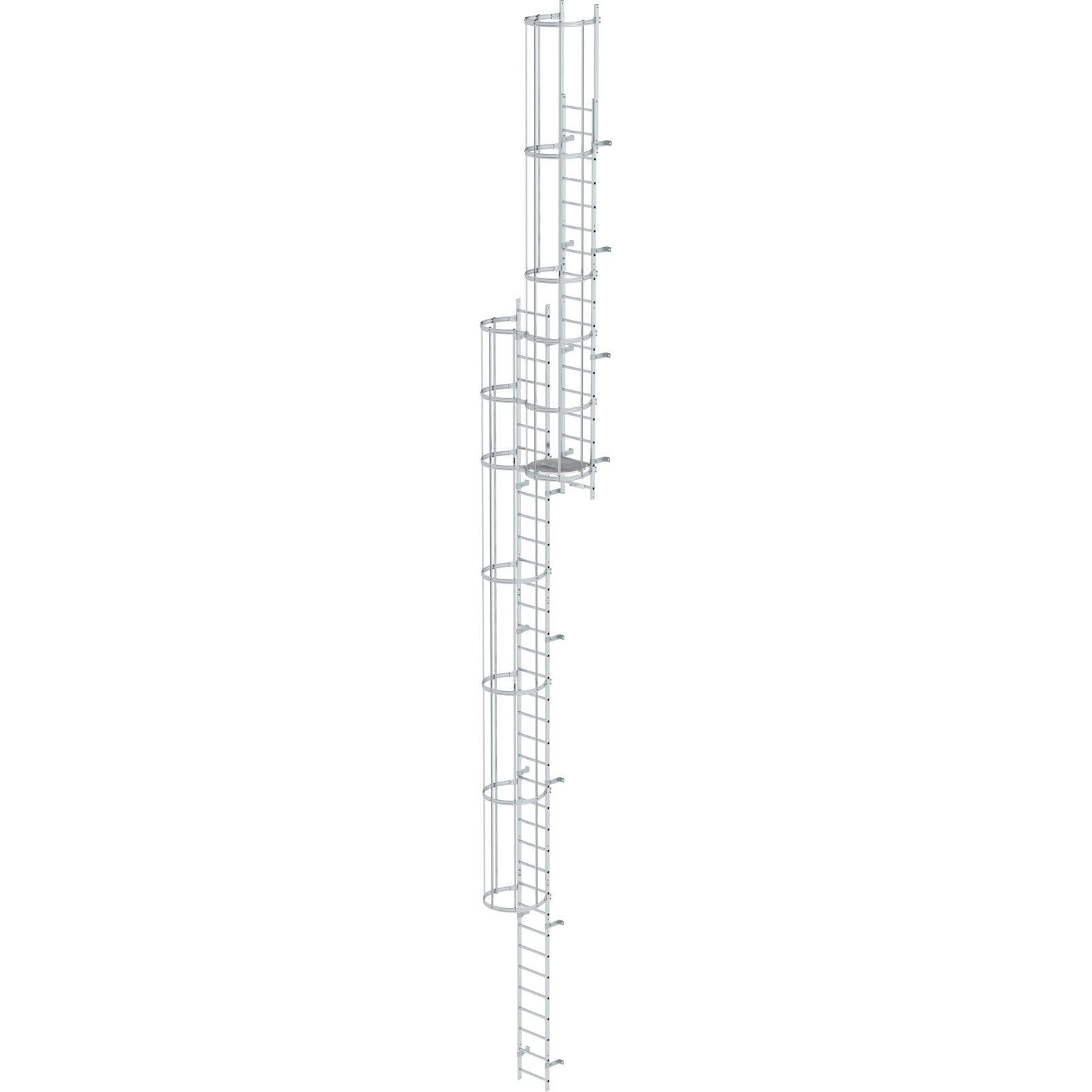 Многопролетная вертикальная лестница из пол. алюминия 13.80 м Munk 510140