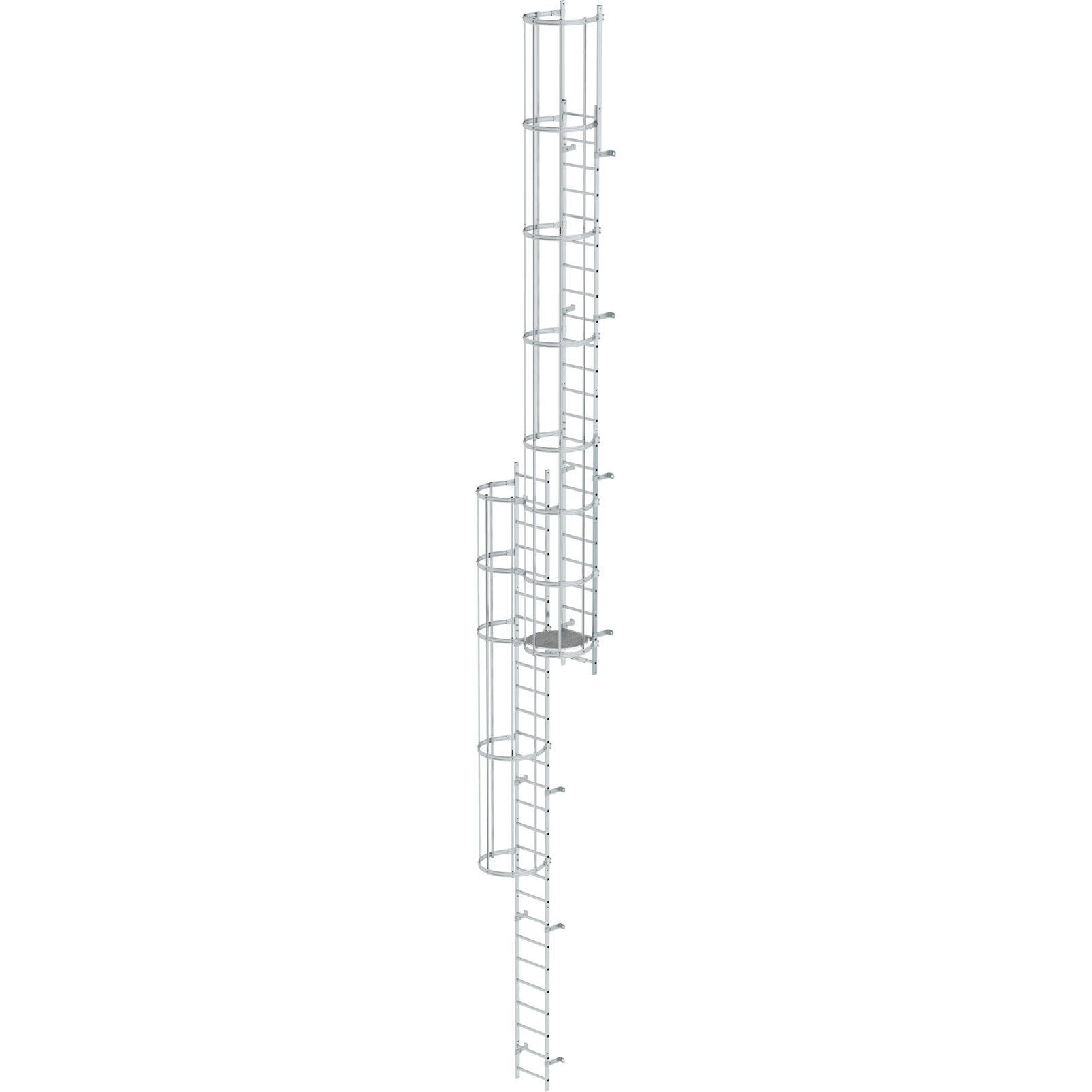 Многопролетная вертикальная лестница из пол. алюминия 12.96 м Munk 510235