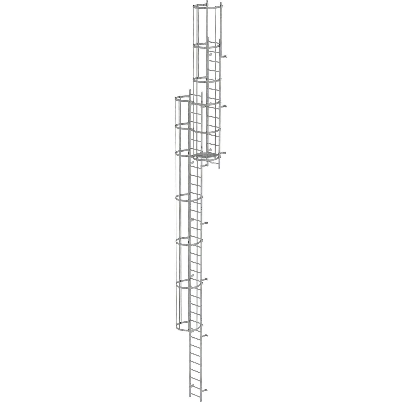 Многопролетная вертикальная лестница из оцинк. стали 12.96 м Munk 520135