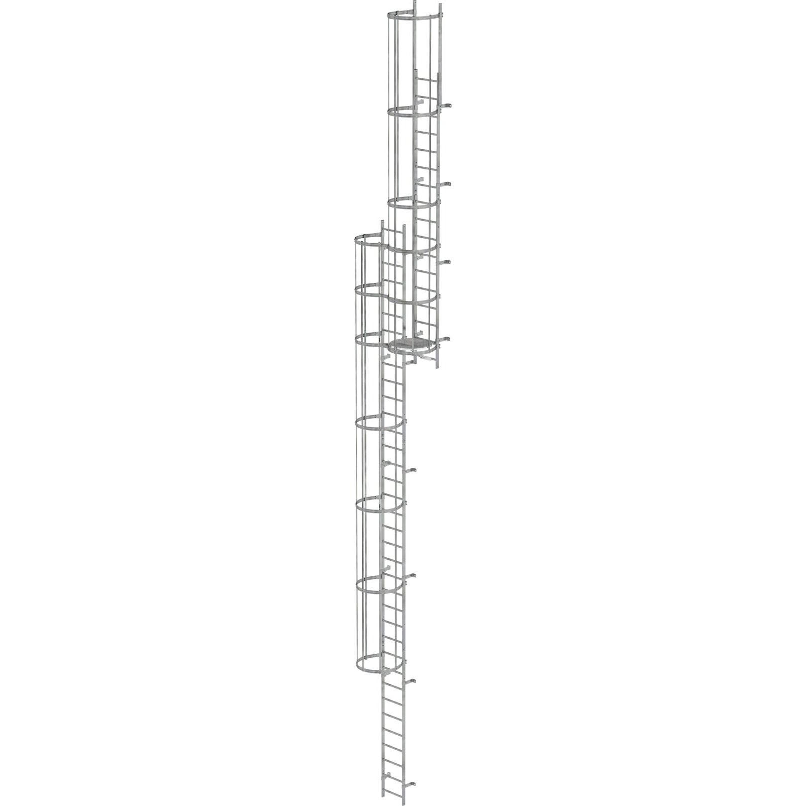 Многопролетная вертикальная лестница из оцинк. стали 13.80 м Munk 520140