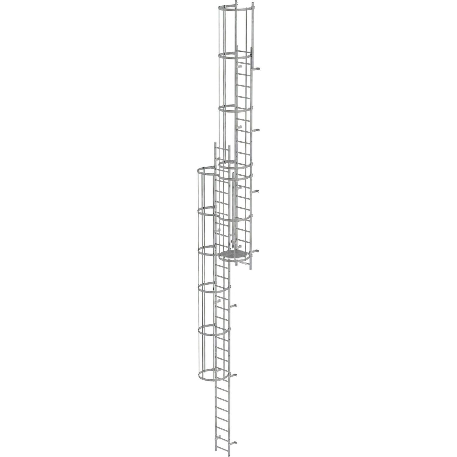 Многопролетная вертикальная лестница из оцинк. стали 12.12 м Munk 520231