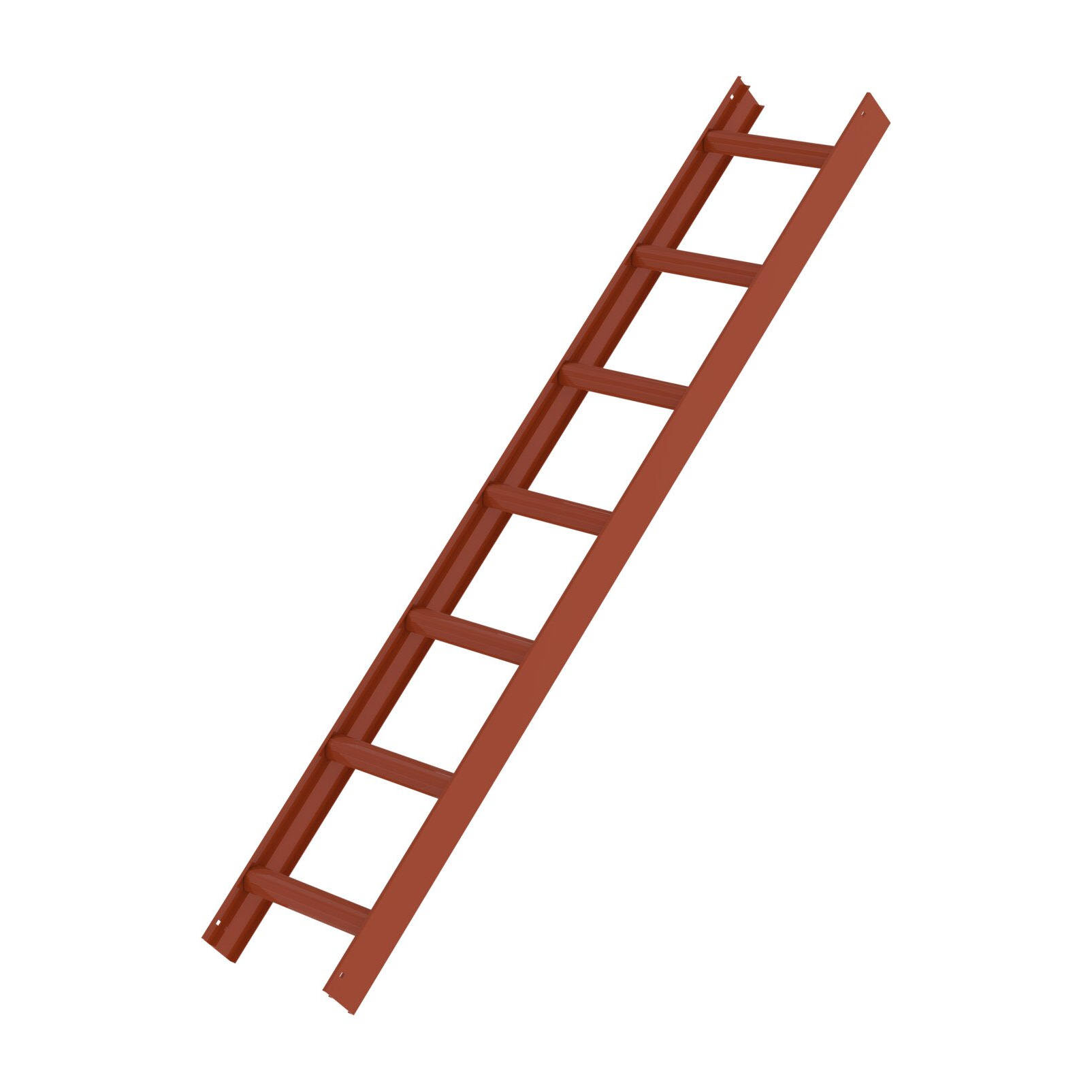 Лестница для крыши из алюминия красно-коричневого цвета 1.96 м 7 ступеней Munk 011205
