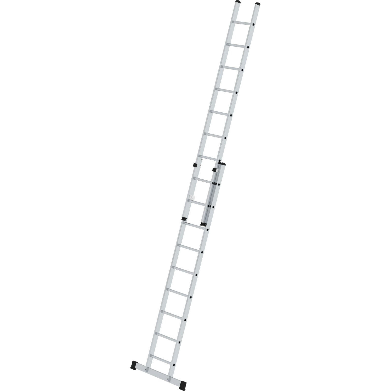 Двухсекционная алюминиевая лестница 2 x 9 со стабилизатором Munk 011609