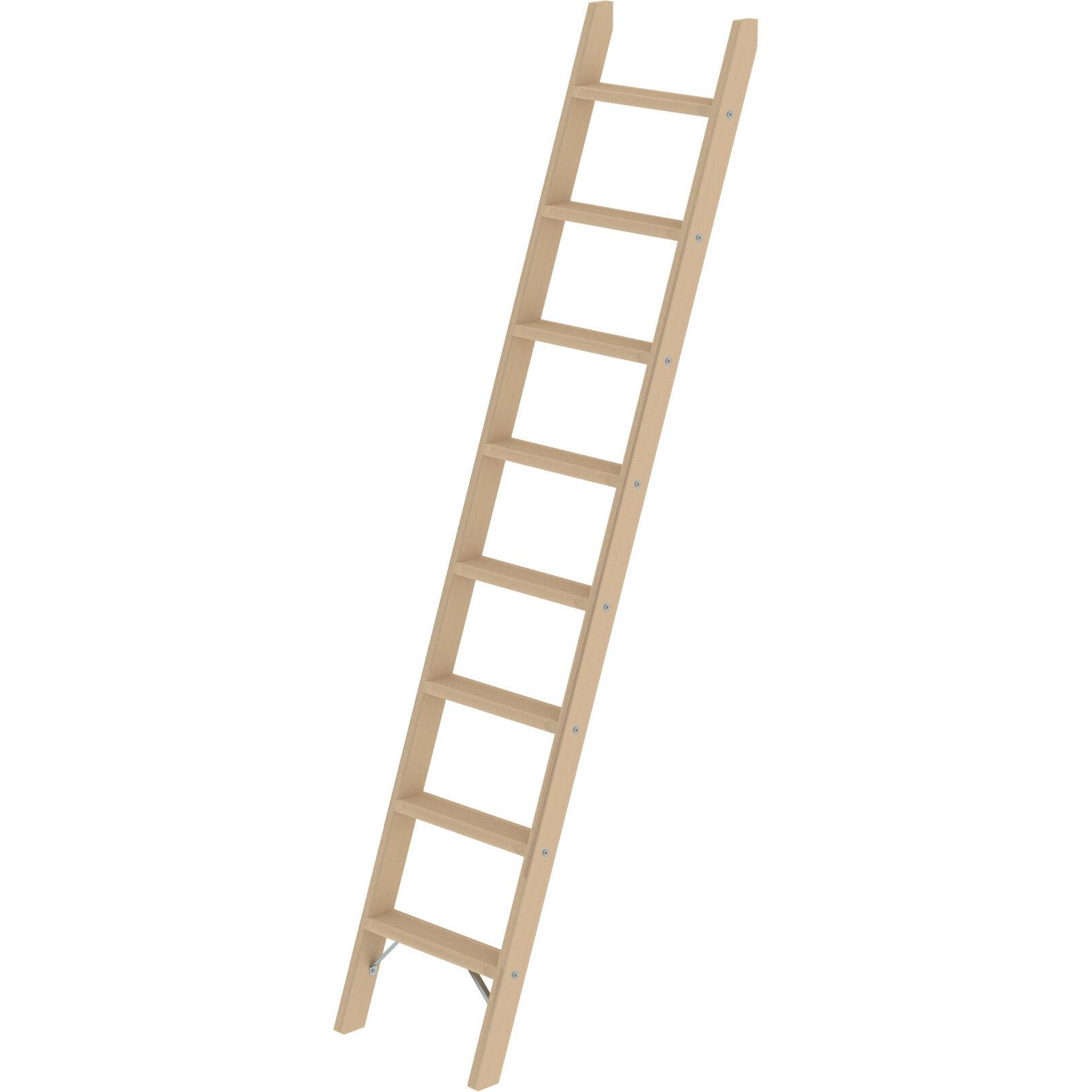 Приставная деревянная лестница 8 ступеней Munk 033708